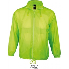 SOL'S Surf Unisex vetrovka neon lime 252000g7101