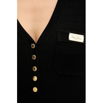 Elisabetta Franchi Блуза с коприна Elisabetta Franchi (MK86B61E2)