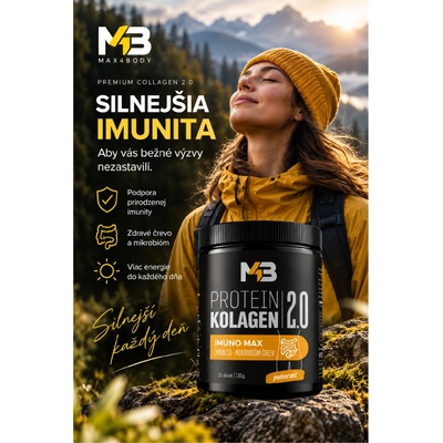 Max4body Imuno Max Imunita mikrobióm čriev 330 g