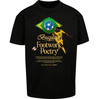 Mister Tee Мъжка тениска в черен цвят Mister Tee Footwork Poetry OversizeUB-MT3222-00007 - Черен, размер XL