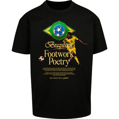 Mister Tee Мъжка тениска в черен цвят Mister Tee Footwork Poetry OversizeUB-MT3222-00007 - Черен, размер L