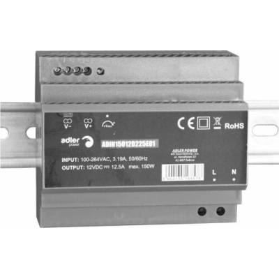 ADLER ADIN Průmyslový zdroj na DIN 12 / 24 V - 12V, 150W