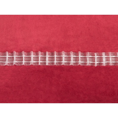 Řasící stuha RS-010 vlnky - šířka 2,5 cm - řasení 1:2 – Zboží Dáma