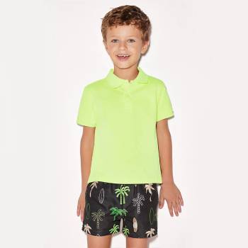 Image 1 of MAYORAL Бански тип шорти в черно с палми и сърфове за момче Майорал