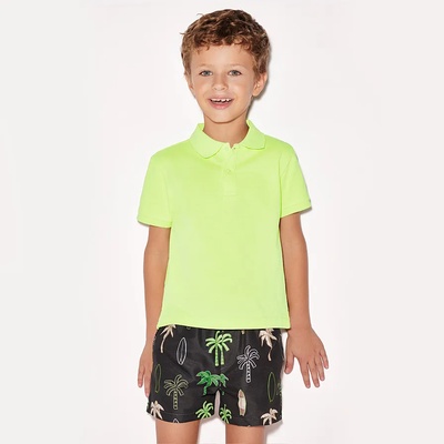 MAYORAL Бански тип шорти в черно с палми и сърфове за момче Майорал