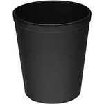 OSCO Кошче за отпадъци кожа 29см черно