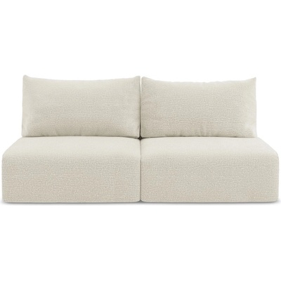 makamii Кремав разтегателен диван с място за съхранение 216 cm Kalena - Makamii (KALENA_3SOF_38_P1_C1)