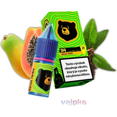 Go Bears Tea Matcha Papája 10 ml 20 mg