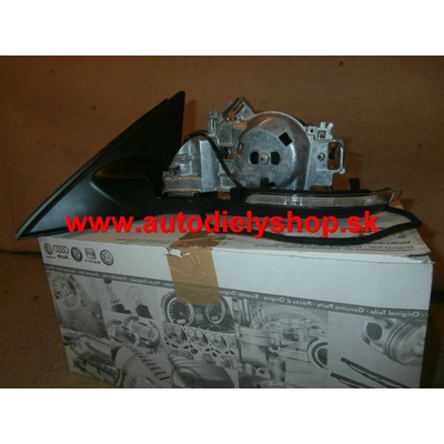 Škoda SUPERB II 3/2008- spätne zrkadlo elektricke ľavé,vyhrievané ORIGINAL