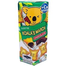 Lotte Koala's March sušenky s náplní s příchutí čokolády 37 g