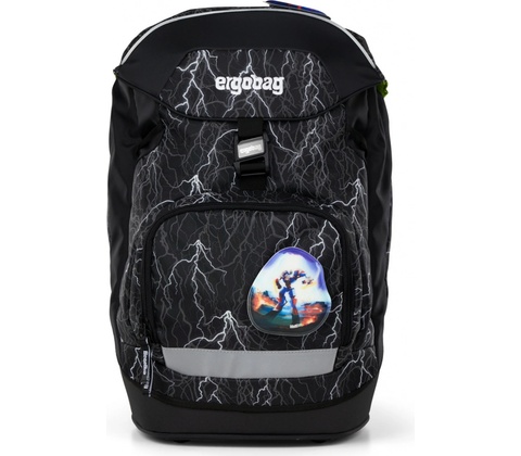 Ergobag Prime černá zig zag 2020