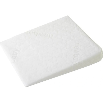 New Baby BASIC Dojčenský vankúš klin do kočíka biely 30x37