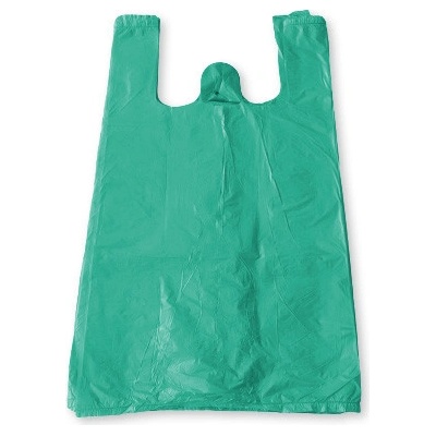 Mikroténová taška trhacia ZELENÁ 7 kg 28 x 50 cm blok 100 ks