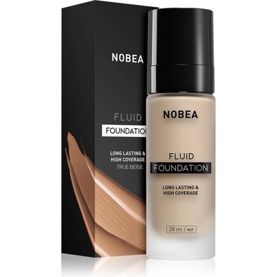 NOBEA Day-to-Day Fluid Foundation дълготраен фон дьо тен цвят 06 True beige 28ml