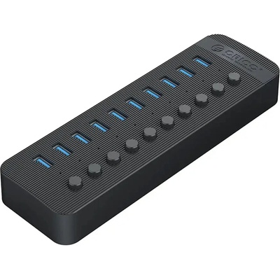 ORICO CT2U3-10AB 10x USB-A 3.0 хъб с превключватели - черен