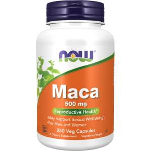 NOW NOW Maca 500mg, 250 Veg Capsules - fitnesdobavki - 35,91 лв