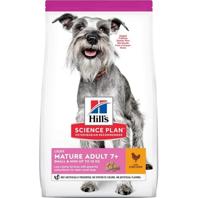 Hill’s Science Plan Mature Adult Light 7+ Mini Chicken 2 x 2,5 kg
