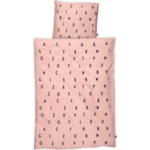 Design Letters Бебешко спално бельо AJ Vintage ABC Kids розово (20202600-pink)