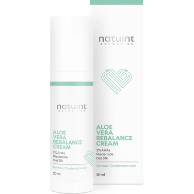 Natuint Cosmetics Pleťový krém s aloe vera a hodvábom 50 ml