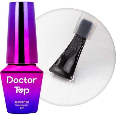 Allepaznokcie Molly Lac Doctor Top coat-bezvýpotkový 10 ml