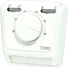 CLIMA FANCOIL - Mechanický izbový termostat, KÚRENIE/VYP/KLÍMA a dvojrýchlostný prepínač pre ventilátor, 10A
