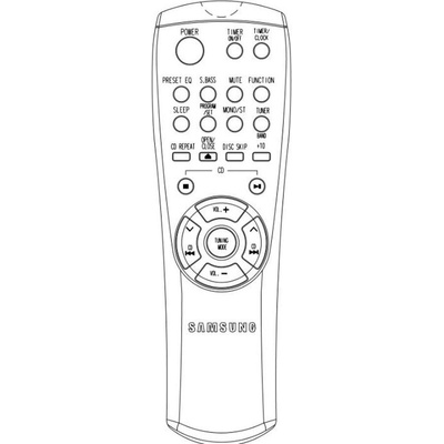 GENERAL SAMSUNG AH59-10124D - съвместимо дистанционно управление на марката General (AH59-10124D)