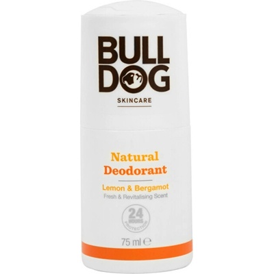 Bulldog přírodní roll-on (Natural Deodorant Lemon & Bergamot Fresh & Revitalising Scent) 75 ml
