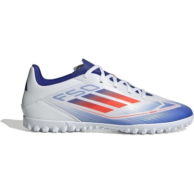 Adidas Футболни стоножки Adidas F50 Adults Club Astro Turf Football Boots - White/Red/Blue
