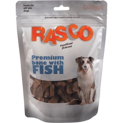 Rasco dog pochúťka mäsová kosť s rybou 5 cm 250 g