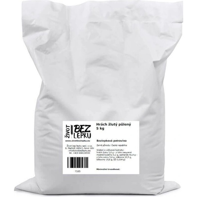 Život bez lepku Hrach žltý polený 5 kg