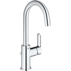 GROHE BauEdge - Смесител за мивка с изпразнител, хром 23760000 (23760000)