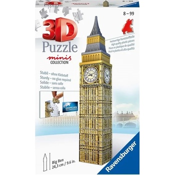 Image 1 of Ravensburger 3D Пъзел Ravensburger от 54 части - Мини Биг Бен (11246)