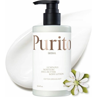 PURITO Luminous Moisture Shea Butter Body Lotion Cotton Dreamlight 300 ml