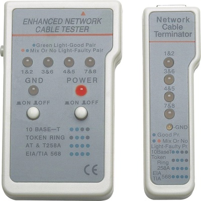 Intellinet Cable Tester, Multifunction RJ45/RJ11