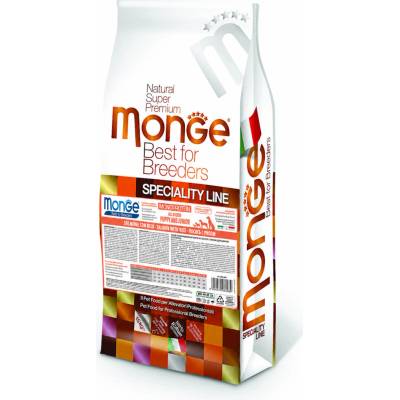 MONGE BREEDER monoprotein Puppy & Junior losos a ryža 15 kg