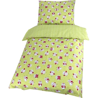 Babyland PP176 Sova zelená 52 x 42 cm 110 x 86 cm