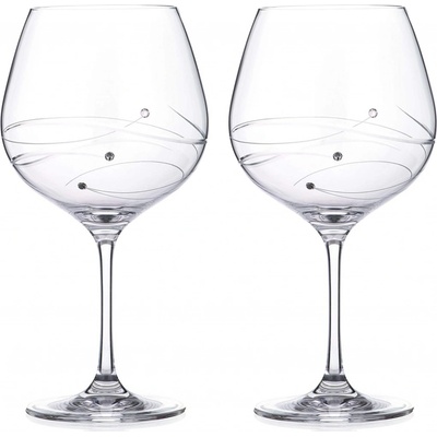 Diamante sklenice na gin Spiral Epitome s krystaly Swarovski 2 x 610 ml