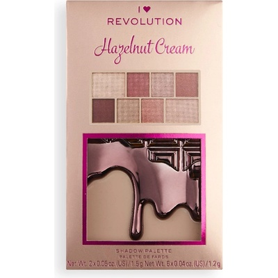 Revolution Beauty Hazelnut Cream Mini Chocolate Palette Сенки палитра 80gr