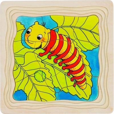 Goki Montessori Vývojové Viacvrstvové Húsenička 4v1