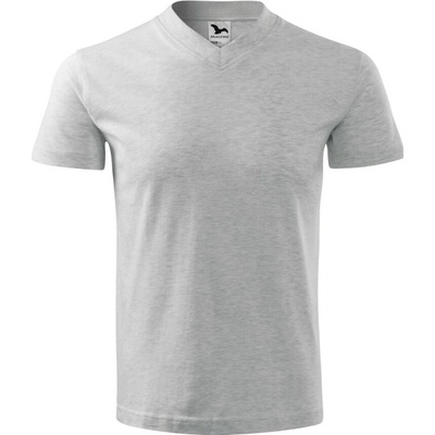 Malfini V-neck krátky rukáv unisex flaškovozelené
