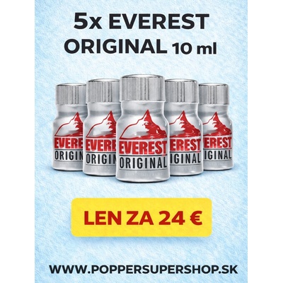 Poppers EVEREST ORIGINAL 5 × 10 ml