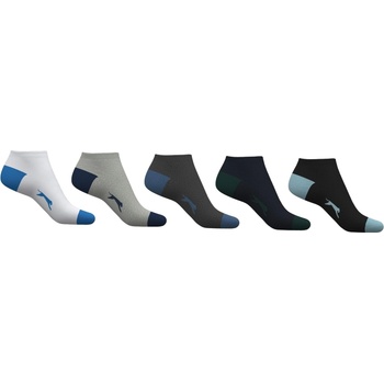 Slazenger Мъжки чорапи Slazenger 5 Pack Trainer Socks Mens Size 7-11 - Colours