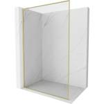Mexen Kioto-F L Душ кабина Walk-in с рамка 75 x 202 cm, прозрачно 8 mm, златна матирана - 800-075-174-55-00 (800-075-174-55-00)