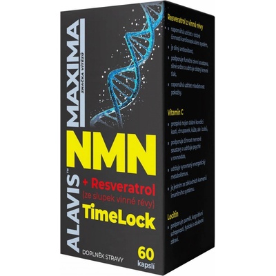 Alavis Max Genetics TimeLock NMN 60 kapslí