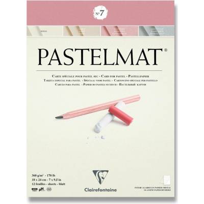 Clairefontaine Blok Pastelmat No.7 18 x 24 cm 12 listů 360 g