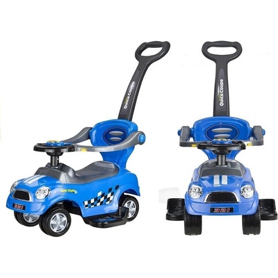 Megacar QUICK COUPE s vodiacou tyčou 85x40x60 cm modré