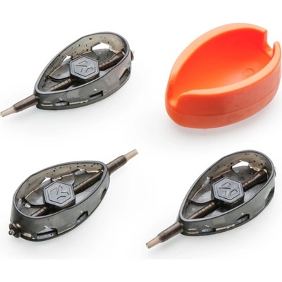 Set Krmítek Mivardi Method Feeder QMR Flat Vel. L (30gr + 40gr + 50gr + Formička)