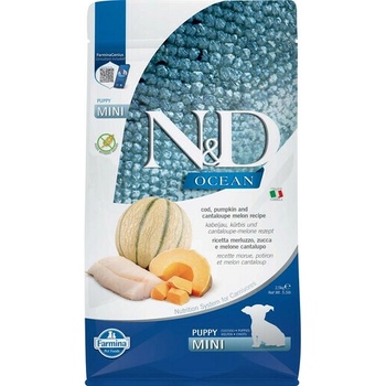 N&D Dog Ocean Pumpkin GF Puppy Mini, Cod & Cantaloupe melon 2,5 kg