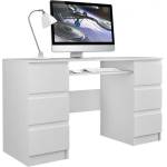 Top e shop Бюро за компютър Topeshop KUBA BIEL MAT Бяло (KUBA BIEL MAT KPL)