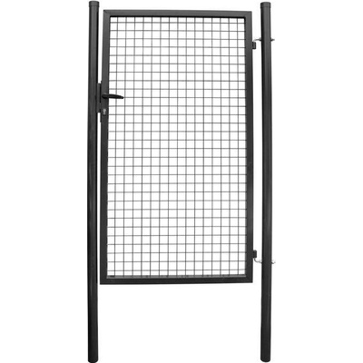 Brána Strend Pro METALTEC ECO, 1000/1800/50x50 mm, hranatý rám, antracit, jednokrídlová, záhradná, Z
